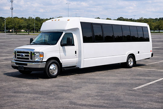 25-passenger minibus available for charter in Abilene, TX
